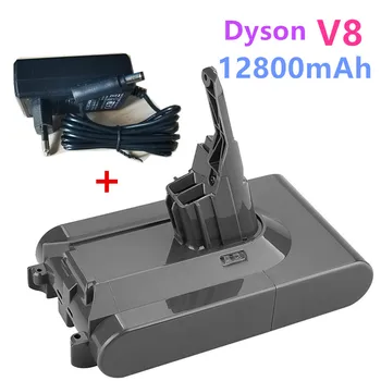 מקורי DysonV8 12800mAh 21.6 V סוללה עבור דייסון V8 מוחלטת /פלומתי/חיה Li-ion שואב סוללה נטענת+ מטען