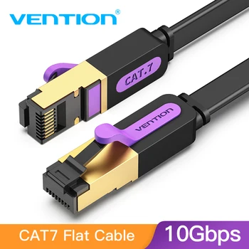 Vention כבל אתרנט RJ45 Cat8 כבל UTP RJ45 רשת, כבל Cat7 תואם תיקון כבל המודם נתב את כבל ה-Ethernet