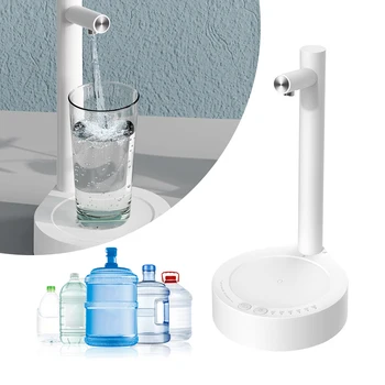 חשמל מים מתקן נייד אוטומטי להחליף משאבת מים טעינת USB שולחן העבודה בקבוק מים משאבת מכונת שתייה עם מעמד