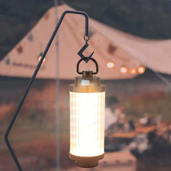 נייד קמפינג מנורה 38explore 4 מצב תאורה נטענת מנורת לילה עם תלויים טבעת לטיולים דיג חירום אוהל המנורה