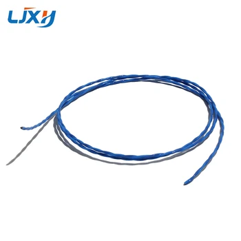 LJXH K-סוג דופלקס לבודד דיוק רפואי רב-strand 2*7*0.2 כחול פיצוי להוביל PTFE מדידת טמפרטורה חוט
