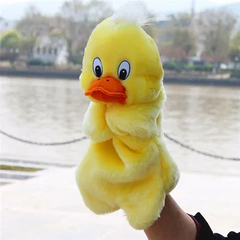 יד בובה בובה המשפחה ברווז בעלי חיים קטיפה 32 סנטימטרים יום הולדת השנה החדשה 2023 מתנות למסיבת צעצועים לילדים בנות