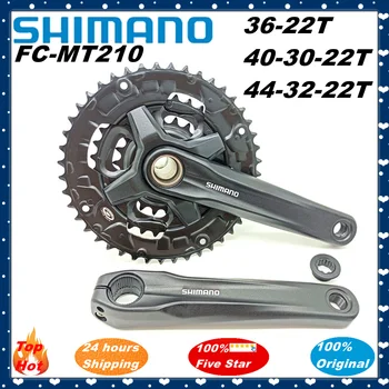 SHIMANO ALIVIO MTB Crankset FC-MT210-2 170mm 44-32-22T 40-30-22T 36-22T 3x9 2x9 מהירות המקורי