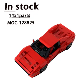 MOC-128825 אדום חדש סופר 288GT מכונית ספורט הרכבה בניין דגם • 1451 חלקים למבוגרים ילדים יום הולדת מותאמת אישית צעצוע מתנות