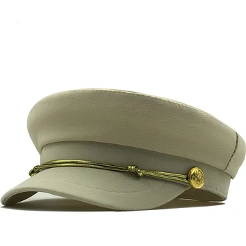 סתיו מתומן כובעים לנשים שטוח צבאי כובע בייסבול בנות מוצק כובעי נשים מזדמנים הכומתות כובע gorra הצבאית