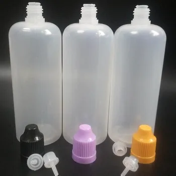 1000pcs ריק E נוזלי למילוי בקבוקי טפי PE 120ml בקבוקי פלסטיק עם הטבליות עבור E נוזלי ציפורניים בג ' ל