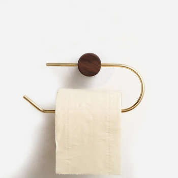 קופסת הטישיו פליז מגבת קולב נורדי אמבטיה עיצוב הנייר טואלט בשירותים מחזיק גליל נייר קולב