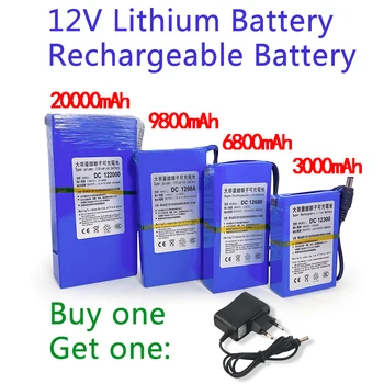 2022 100% מקורי תשלום מגן DC 12V 20000mAh Li-ion סופר סוללה נטענת לגיבוי Li-ion Battery Pack משלוח חינם
