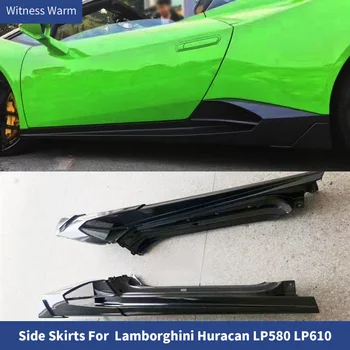 סיבי פחמן לצד חצאיות השפה הרחבות מ ' סגנון עבור למבורגיני Huracan LP580 LP610 גוף מכונית ערכת 2014-2020