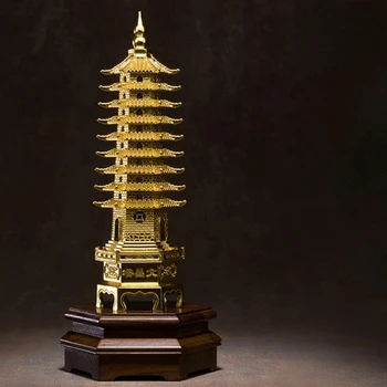 כל נחושת קישוטים Wenchang מגדל (זהב) בבית קישוט אמנות קישוט קישוט