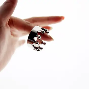 סאדו סקס צעצועים כתר מתכת הזין טבעת פין שרוול עבור זכר Extender הפין הגדלת קונדומים אינטימי הטבעת על איבר המין