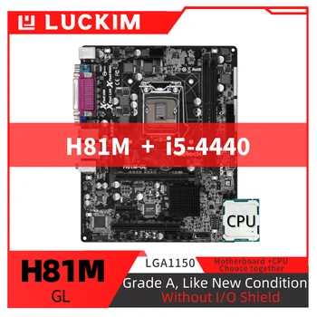 שופץ H81M-GL לוח האם LGA1150 i5-4440 להגדיר ערכת עם מעבד