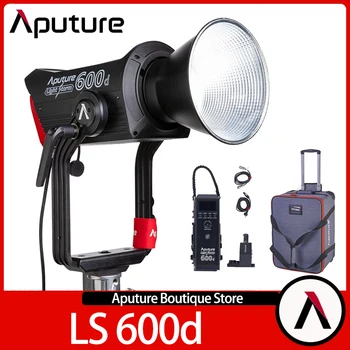 Aputure האם 600d 600w 5600k אור COB LED Video Light עם הדגש בואן הר עבור מצלמה מקצועית סרט צילום