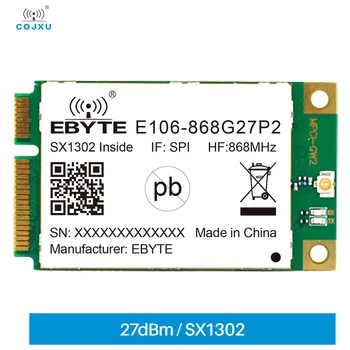 SX1302 LoRaWan שער RF Module 863~873MHz 27dBm מובנה הרשות הפלסטינית LNA חצי-דופלקס PCI-e ממשק E106-868G27P2