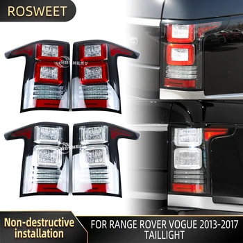 אחורי אורות הזנב מנורת LED עבור רובר ווג 2013-2017 אדום ולבן L405 אחוריים בלם אור אביזרי רכב