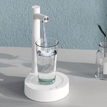 משאבת מים חשמלית אוטומטית בקבוק מים משאבת מכונת שולחן העבודה נטענת משאבת מים מכונת עם מעמד מתקן המים