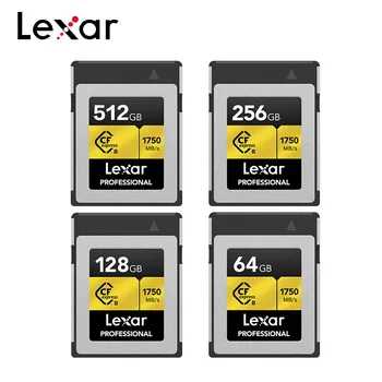 Lexar Professional CFexpress 128G XQD כרטיס זיכרון עבור Canon R5 DX3 ניקון D6 Z6 Z7 Panasonic יחיד DC-S1/S1R ייעודי פלאש