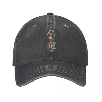 'אהנהתוהטל אלוהים האצטקית Xiuhtecuhtli אלוהים האצטקית של אש המאיה כובע בייסבול כובע מצחיה כובע קאובוי ביבופ כובעים