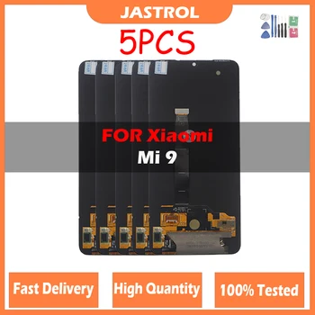 5Pcs/Lot Super AMOLED LCD XIAOMI MI 9 תצוגת LCD מסך מגע Digiziter חלקי חילוף MI9 תצוגת מסך M1902F1G
