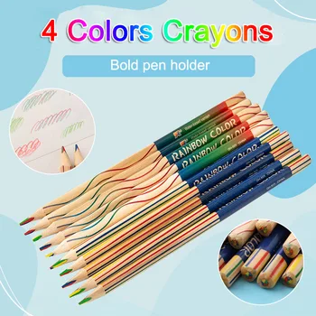 10Pcs/הרבה DIY Kawaii חמוד עץ צבעוניים עיפרון עץ צבעוני צבע העיפרון עבור ילד בבית ספר גרפיטי ציור ציור