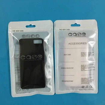 6000Pcs 12X21cm פלסטיק רוכסן התיק טלפון סלולרי אביזרים לטלפון נייד Case כיסוי אריזה חבילת שקית 7 6 6 פלוס