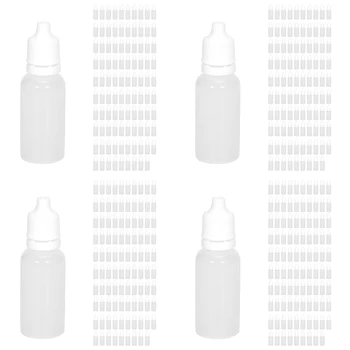400PCS 15Ml פלסטיק ריק Squeezable טפי בקבוקים עין נוזלי טפי למילוי בקבוקים