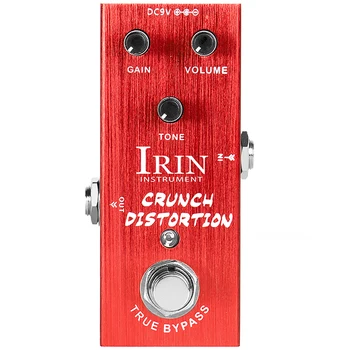 IRIN ב-05 Effectors קראנץ עיוות גיטרה דוושת תגובה נהדרת הבריטי רוק קלאסי עיוות אפקט גיטרה חשמלית דוושת