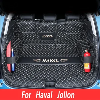 מותאם אישית המטען מחצלות על Haval Jolion 2023 2022 2021 עור עמיד אוניית מטען אתחול שטיחים אביזרים כיסוי פנים