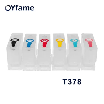 OYfame 378 T3781 T3791 מחסנית דיו אפסון T3781 דיו Epson XP-8500 XP-15000 XP-8600 מדפסת עם קשת צ ' יפ
