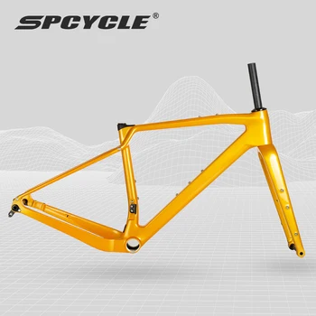 2023 חדש T1000 פחמן חצץ מסגרת 700*47ג Cyclocross אופניים מסגרת T47 דיסק בלם חצץ אופניים אופני כביש מסגרות מסגרת
