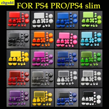 1 סט של 20 צבע הג 'ויסטיק Dpad R1 R2 L1 L2 במקשי החצים ABXY כפתורים ד '040 ד' -040 PS4 PRO/PS4 סלים בקר ג ' ויסטיק