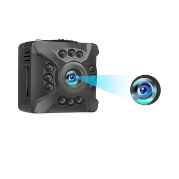X5 Mini מצלמת 1080P 200W HD ראיית לילה מקורה Wifi מצלמה שחור תמיכה TF כרטיס אחסון