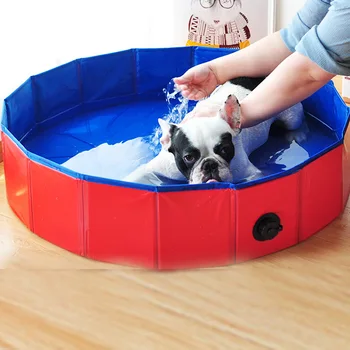 גדול כלב המחמד אמבטיה מתקפל גדול כלב וחתול בריכה בית הקיץ מכת חום קל מים