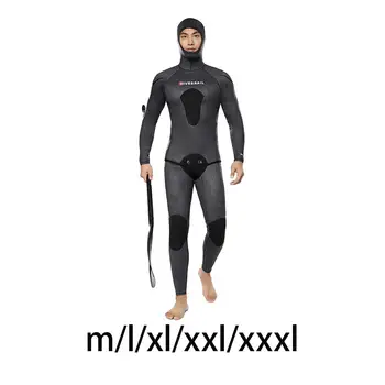 Mens חליפת שרוול ארוך צלילה, חליפת Freediving גלישה שחייה