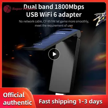 מהר שידור Wifi 6 Usb מתאם אלחוטי במהירות גבוהה מתאם Cf-957ax על Win10/11 Usb3.0 Pc אביזרים 2.4 g 5g Dual Band