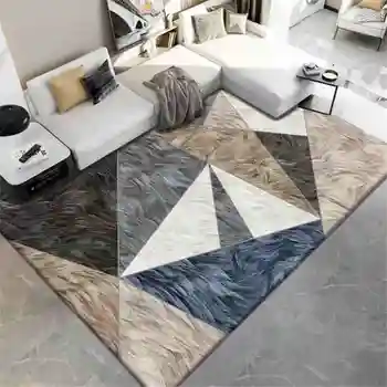 HX אופנה שטיחים עבור הסלון רחיץ השטיח שטיחים שטח חדר השינה בבית המודרני חדר השינה מזרן פלנל מחצלות Dropshipping