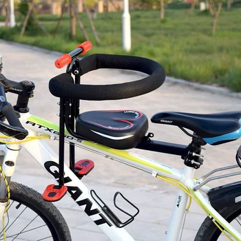 אוניברסליות מול רכוב הילד mtb אופני מושב בטיחות לילד אופניים מושב מושב התינוק ילדים אוכף עם דוושות רגל השאר על אופני כביש