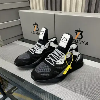 זוג נעליים Y3 הקיץ לייזר רשת פרה אחוי לנשימה נעלי גברים מקרית נעלי ריצה ספורט נעלי נשים