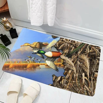 CLOOCL ציד ברווזים שטיחון הדפסת 3D לתנוחות שטיחים מטבח, מסדרון, חדר שינה כניסה שטיח שטיחים קישוט הבית שטיחים