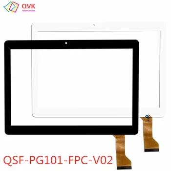 10.1 inch Tablet PC קיבולי מסך מגע דיגיטלית חיישן חיצוני פנל זכוכית P/N QSF-PG101-FPC-V02