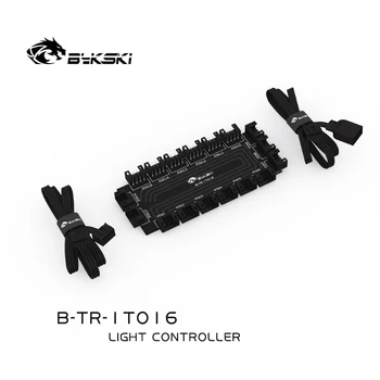 Bykski א-RGB רכזת / מפצל 1 ל-16 ממיר להרחיב יציאות / כותרת להאריך / על 3PIN 5V LED רצועה / RGB מתאם