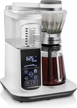 לתכנות אוטומטי מכונת קפה ברוור או ידני לצקת מעל Dripper עם 5 נקודות החוזק משולבים בקנה מידה, 8 כוסות, כולל C