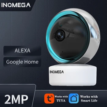 INQMEGA תומך בשני-דרך הקול אינטרקום וידאו 1080P מעקב בין דף הבית של Google ו-ALEXA חכם גרפיטי מצלמה מקורה