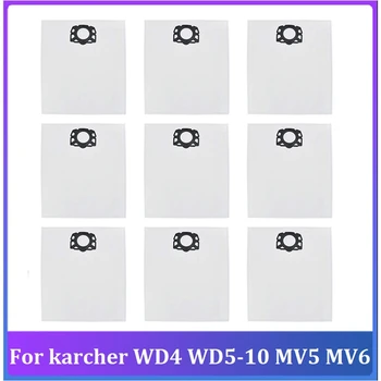 9 יח שקית אבק על Karcher WD4 WD5-10 MV5 MV6 רובוט שואב אבק חלקים ואביזרים