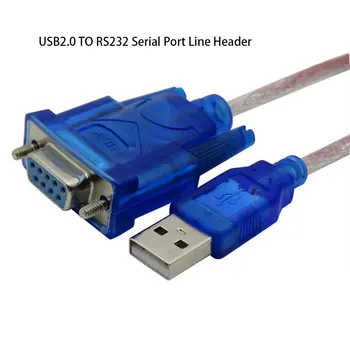USB2.0 RS232 כבל מתאם USB ל-DB9 חור נקבה כבל מתאם עבור קופה תווית מדפסת תצוגת Led סורק Pos חם