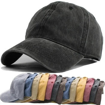 יוניסקס וינטג ' כובע בייסבול נשים גברים לאביב קיץ 2023 מוצק אופנה אבא כובעים כובע כותנה מתכוונן חיצונית מקרית Gorras הכובע