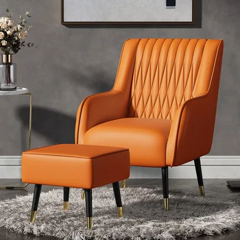 עיצוב משחקים סלון כסאות יהירות יוקרה סלון עור הכיסא מדי פעם חדר השינה Fauteuil עיצוב ספה רהיטים
