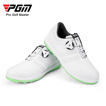 PGM נשים נעלי גולף Spikeless אנטי להחליק עמיד למים לנשימה מהירה לשרוך האולטרה מזדמנים נעלי ספורט ליידי נעליים