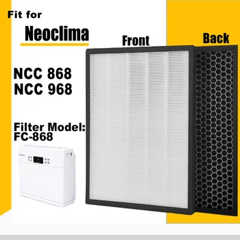 FC-868 מנהג החלפת HEPA מסנן פחם הפעיל על אקלים מורכבות Neoclima NCC 868, NCC 968
