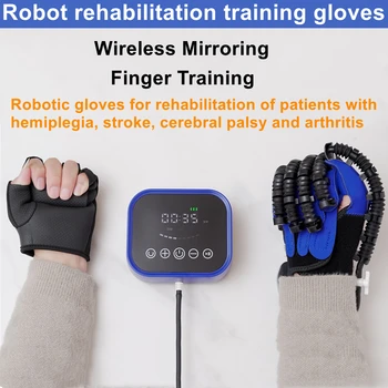 רובוט שיקום הכפפה עבור המיפלגיה האצבע הכשרה היד והאצבע רובוטית הכפפה להתאוששות שבץ מאמן הכפפה